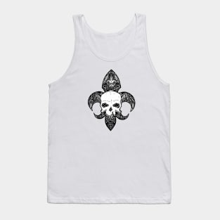 Skull and Lily Tank Top